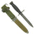 Original U.S. Vietnam War Era M7 Bayonet by Imperial for M16 Rifle with M8A1 Scabbard Original Items