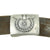 Original Rare German WWII SA-Wehrmannschaften Personnel Leather Belt with Aluminum Buckle - RZM M4/22 Original Items