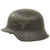 Original German WWII M42 Service Worn Single Decal Luftwaffe Helmet with Partial Liner - ET62 Original Items