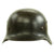 Original German WWII M40 Service Worn Single Decal Luftwaffe Helmet - ET60 Original Items