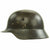 Original German WWII M40 Service Worn Single Decal Luftwaffe Helmet - ET60 Original Items