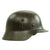 Original German WWII M40 Service Worn Single Decal Luftwaffe Helmet - ET60 Original Items