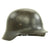 Original German WWII M40 Service Worn Single Decal Luftwaffe Helmet - ET60 Original Items