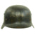 Original German WWII M40 Service Worn Single Decal Luftwaffe Helmet - ET64 Original Items