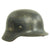 Original German WWII M40 Service Worn Single Decal Luftwaffe Helmet - ET64 Original Items