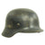 Original German WWII M40 Service Worn Single Decal Luftwaffe Helmet - ET64 Original Items