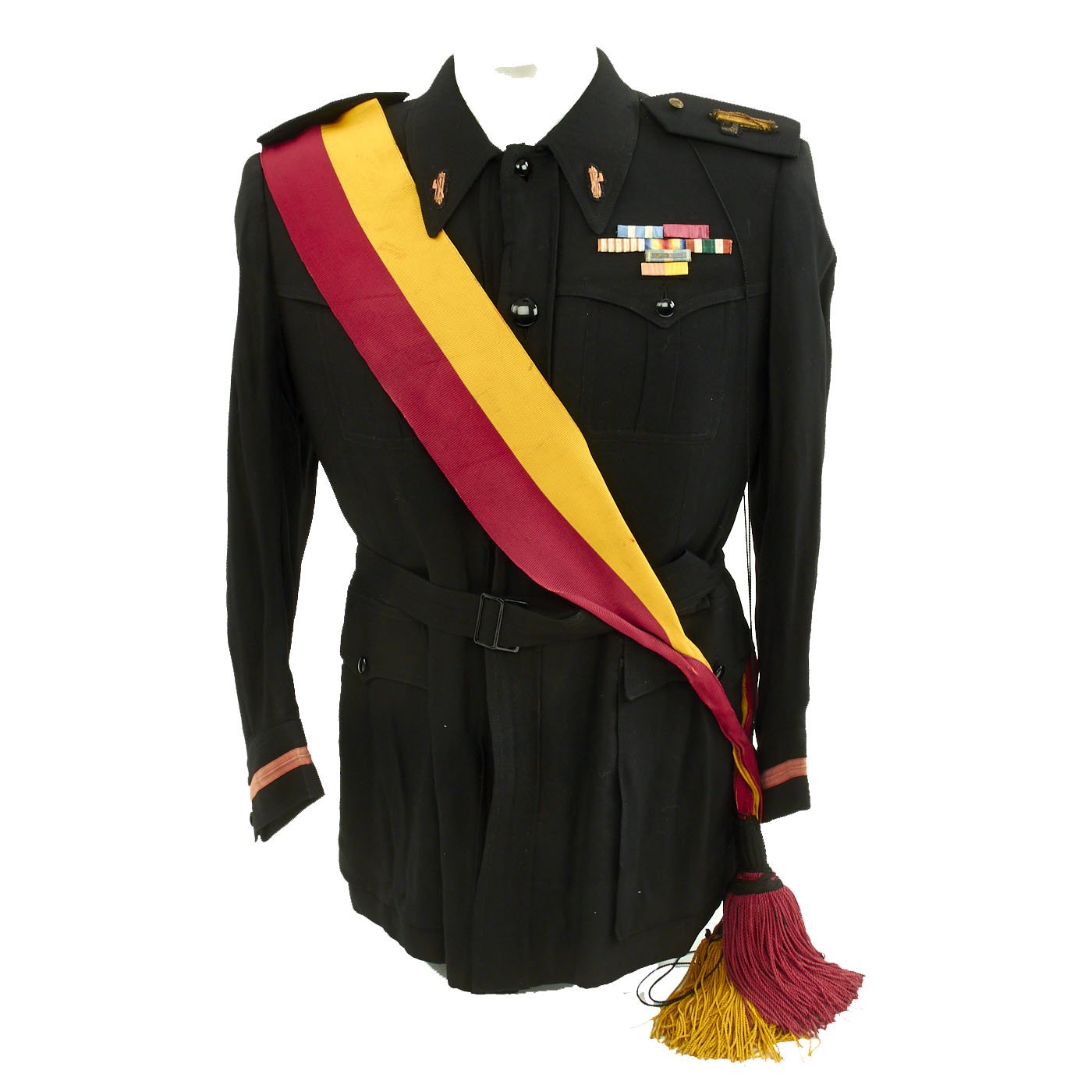 Original Italian WWII MVSN Black Shirt Officer Uniform International Original Italian WWII MVSN Black Shirt Officer Uniform International