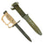 Original U.S. Vietnam War M7 Bayonet with Experimental Brass Knuckle Guard and M8A1 Scabbard Original Items