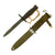 Original U.S. Vietnam War M7 Bayonet with Experimental Brass Knuckle Guard and M8A1 Scabbard Original Items