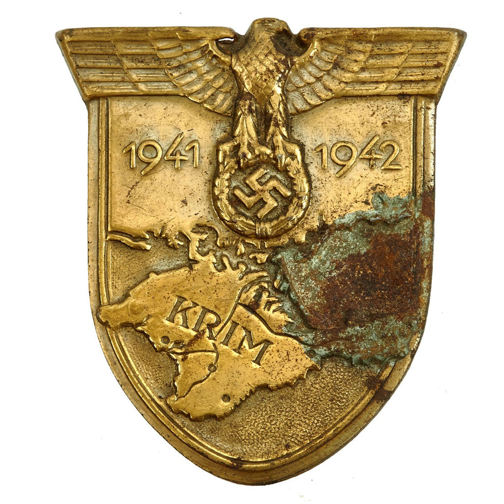 Original German WWII Crimea Krim Shield Decoration - Krimschild Original Items