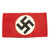 Original German WWII NSDAP Later-War Party Armband with Dye Printed Insignia Original Items