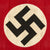 Original German WWII NSDAP Later-War Party Armband with Dye Printed Insignia Original Items