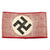 Original German WWII NSDAP Later-War Party Armband with Dye Printed Insignia Original Items