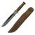 Original U.S. WWII KA-BAR Style Fighting Knife by Western Cutlery with Personalized Leather Scabbard Original Items