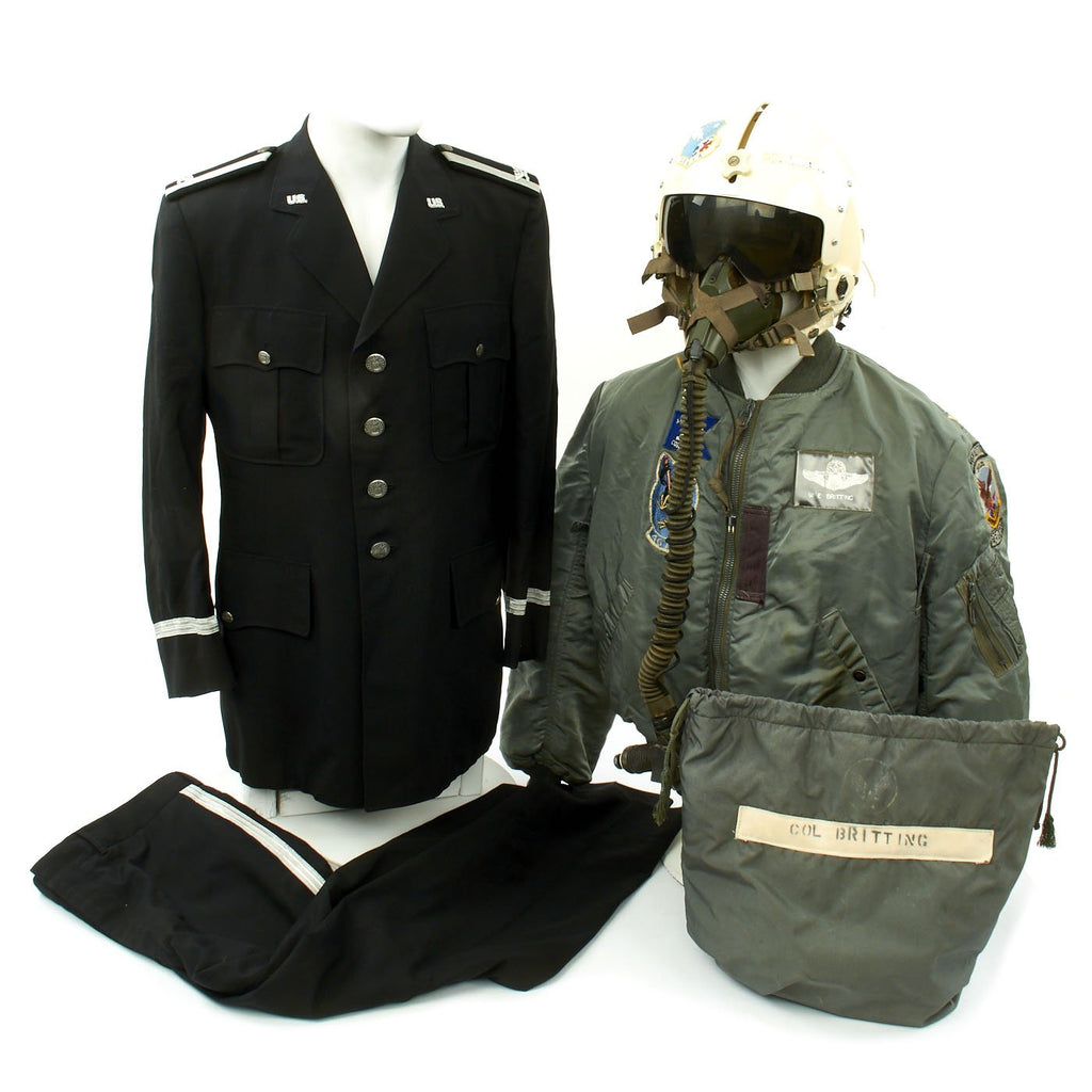 Original U.S. Vietnam War Air Force Colonel Wesley E. Britting Named Flight Grouping Original Items