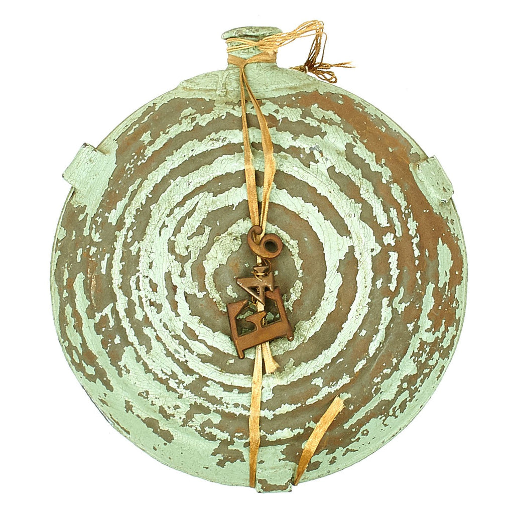Original U.S. Civil War Federal Model 1858 Bullseye 7 Ring Canteen from V.F.W. Hall Original Items