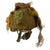 Original Belgian Post WWII British Style Paratrooper Helmet with Net and Burlap Camo Original Items