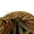 Original Belgian Post WWII British Style Paratrooper Helmet with Net and Burlap Camo Original Items