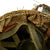 Original Belgian Post WWII British Style Paratrooper Helmet with Net and Burlap Camo Original Items
