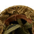 Original Belgian Post WWII British Style Paratrooper Helmet with Net and Burlap Camo Original Items