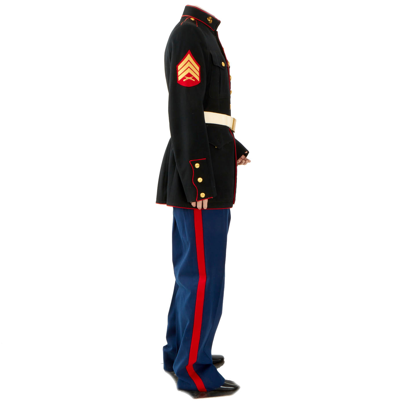 Original U.S. Vietnam War Named USMC Sergeant Dress Blue Uniform With International Military Antiques Original U.S. Vietnam War Named USMC Sergeant Dress Blue Uniform With International Military Antiques