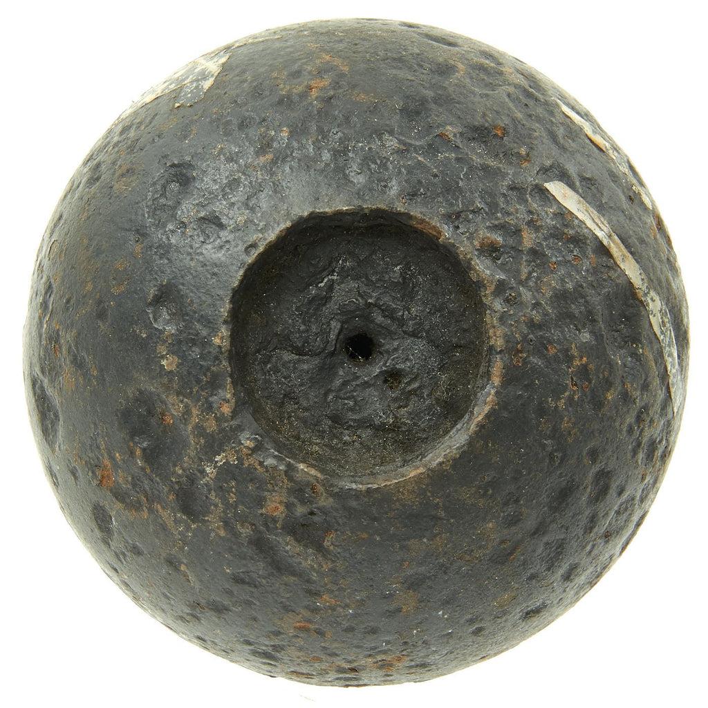 Original U.S. Civl War Borman 12lb Cannon Ball - Dug Near Battle of Kennesaw Mountain Site Original Items
