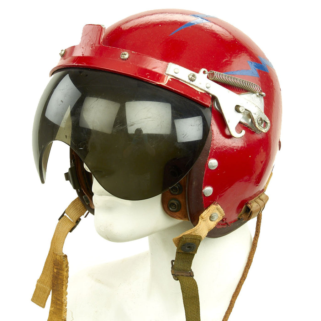 Original Korean War Era U.S. Air Force Gentex P-1A Flying Helmet with P-3 Visor Original Items