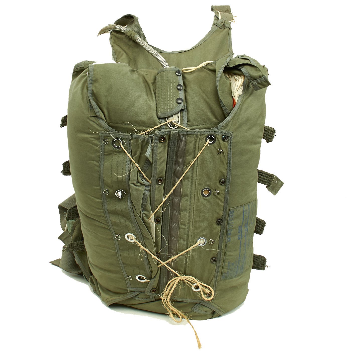 Original U.S. Vietnam War 1972 Dated Parachute Assembly with