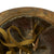 Original Japanese WWII Service Worn Type 92 Army Combat Helmet with Liner and Chinstrap - Tetsubo Original Items