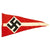 Original German WWII Hitler Youth Member Vehicle Pennant Flag - Hitlerjugend Original Items