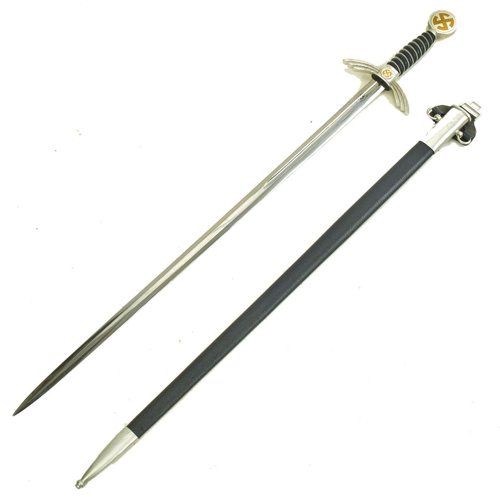 Original German WWII Aluminum Fitted Luftwaffe Officer Sword by Rare Maker F. & A. Helbig Original Items