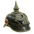 Original German WWI Prussian M1915 Infantry EM/NCO Pickelhaube Spiked 56cm Helmet - dated 1918 Original Items