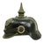 Original German WWI Prussian M1915 Infantry EM/NCO Pickelhaube Spiked 56cm Helmet - dated 1918 Original Items