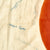 Original Japanese WWII Japanese "Meatball" Silk Flag Captured & Signed by 33rd Infantry Division Soldiers - 27" x 38" Original Items