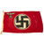Original German WWII NSDAP Kriegsmarine Marked Small State Service Flag 50cm x 80cm - Reichsdienstflagge Original Items