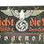 Original German WWII 1938 dated Enameled Sign der NSDAP Public Announcement Board - Emailleschild Original Items