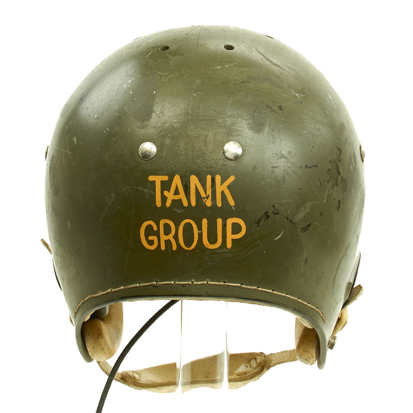 Original U.S. 1950s Tank Group Football Helmet by MacGregor – International Military Antiques Original U.S. 1950s Tank Group Football Helmet by MacGregor – International Military Antiques