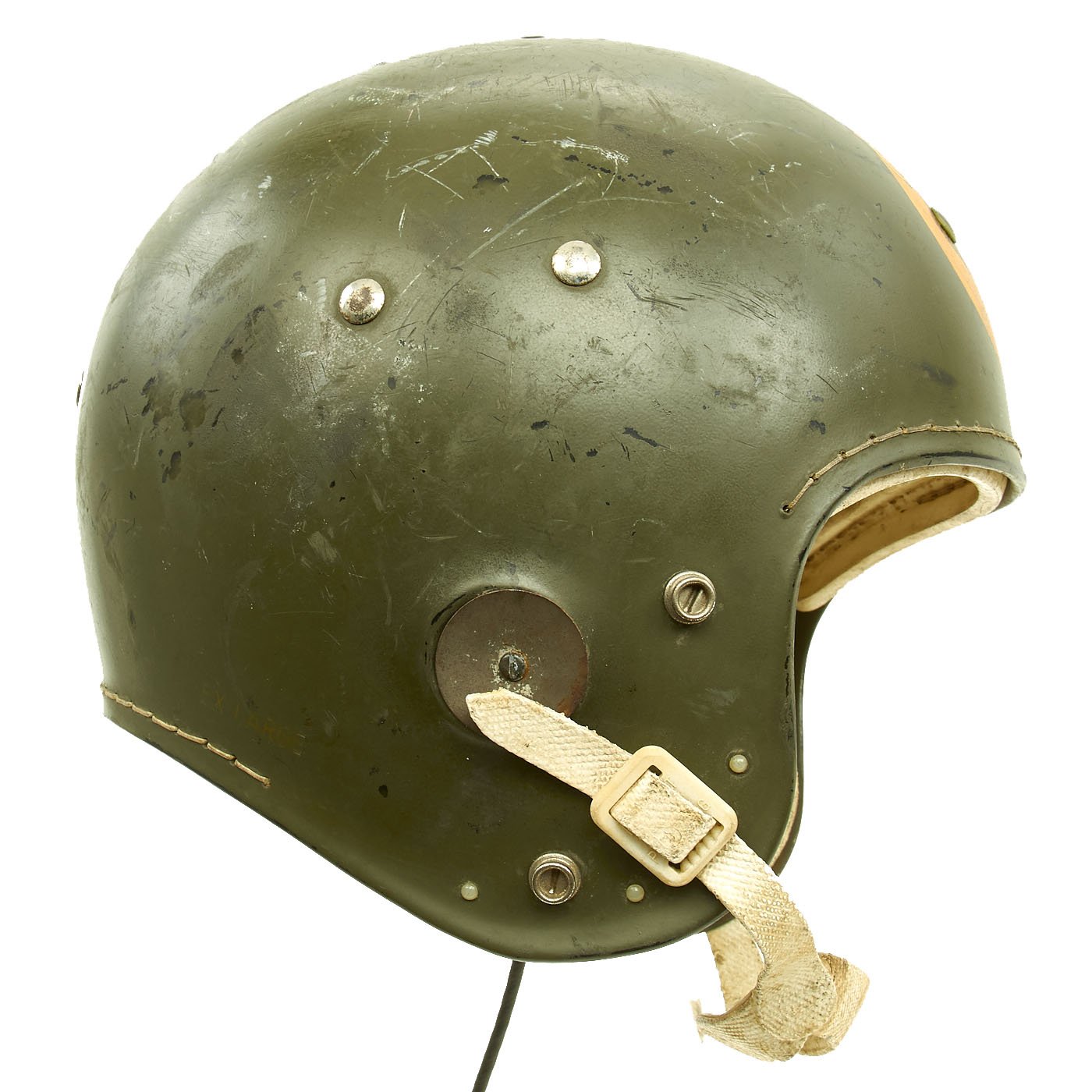 Original U.S. 1950s Tank Group Football Helmet by MacGregor – International Military Antiques Original U.S. 1950s Tank Group Football Helmet by MacGregor – International Military Antiques