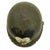 Original U.S. WWII 1943 M1 McCord Swivel Bale Front Seam Helmet with Period Mickey Mouse Paint Job Original Items