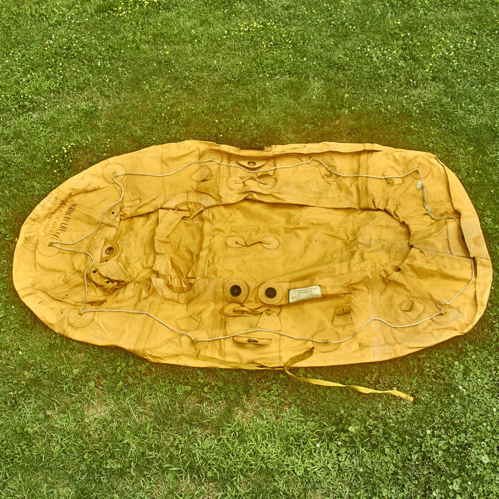 Original U.S. Korean War Navy Aircraft Mark 4 Life Raft with Accessori ...