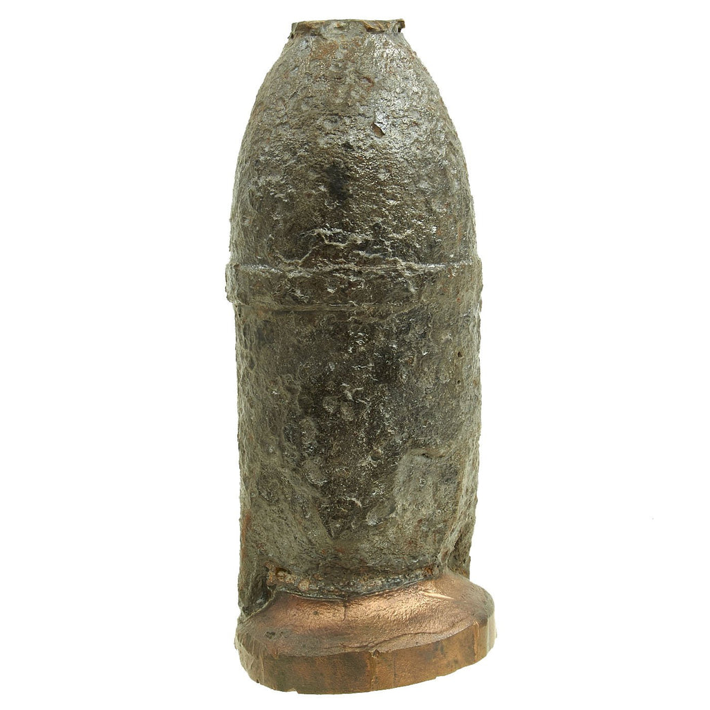 Original Civil War Confederate 3-inch Wrought Iron Ordnance Rifle Read Shell - Excavated in Chattanooga Tennessee Original Items
