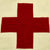 Original U.S. WWII Unissued Small Red Cross Medic Cloth Flag - 18" x 28" Original Items