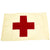 Original U.S. WWII Unissued Small Red Cross Medic Cloth Flag - 18" x 28" Original Items