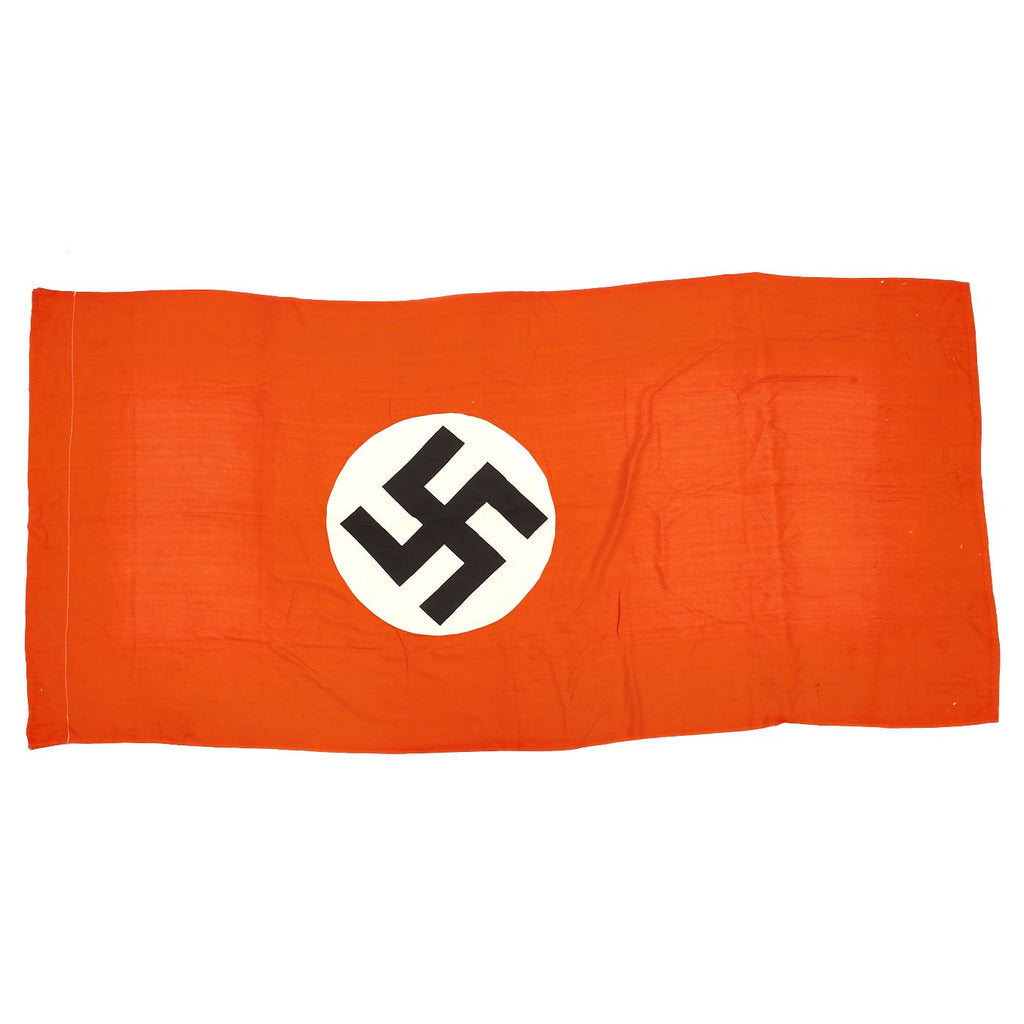 Original German WWII NSDAP National Flag Small Political Banner - 76" x 36" Original Items