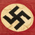 Original German WWII Service Worn NSDAP National Flag Small Political Banner - 29" x 63" Original Items