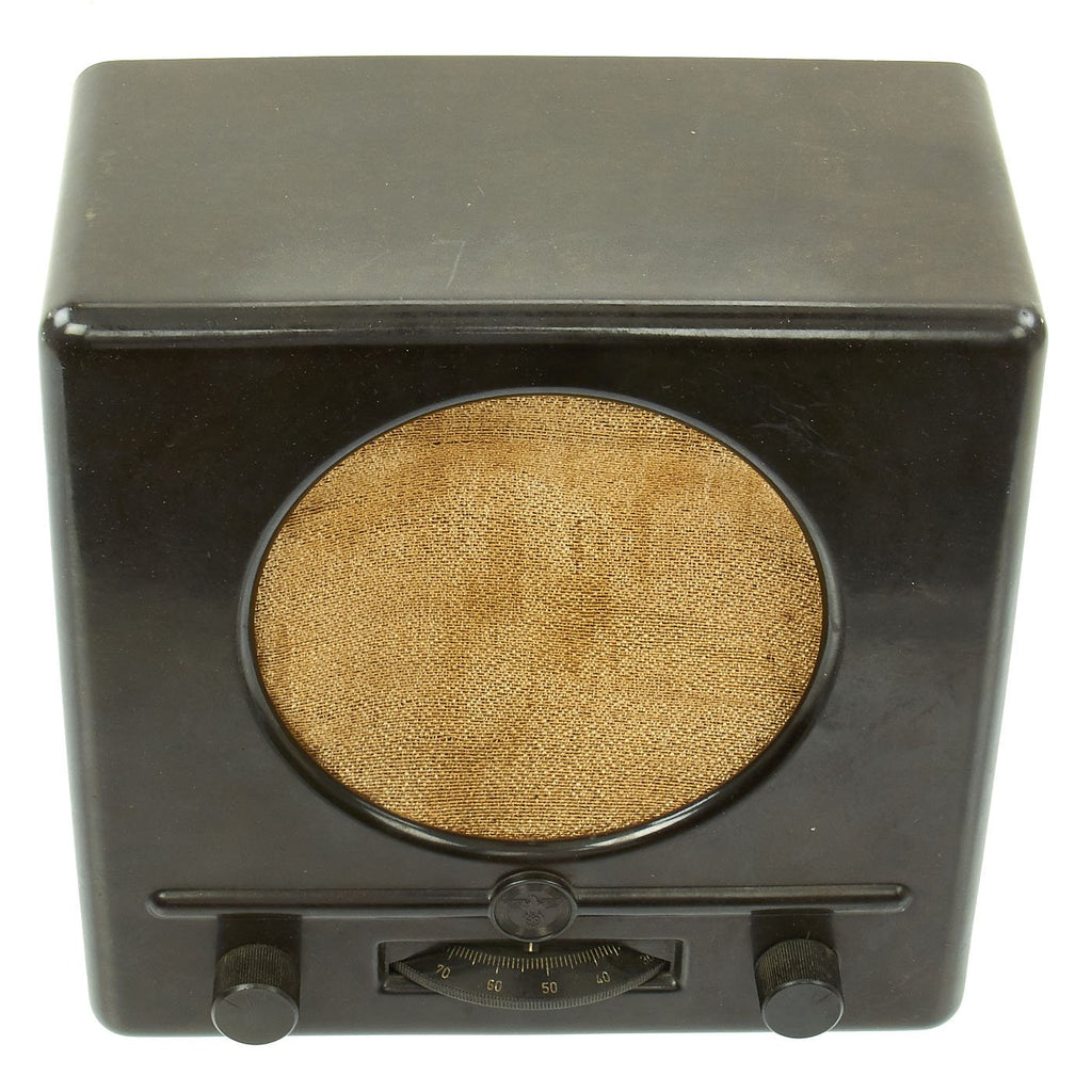 Original German WWII 1938 Kleinempfänger DKE 38 Radio by DERUFA Warsaw Original Items