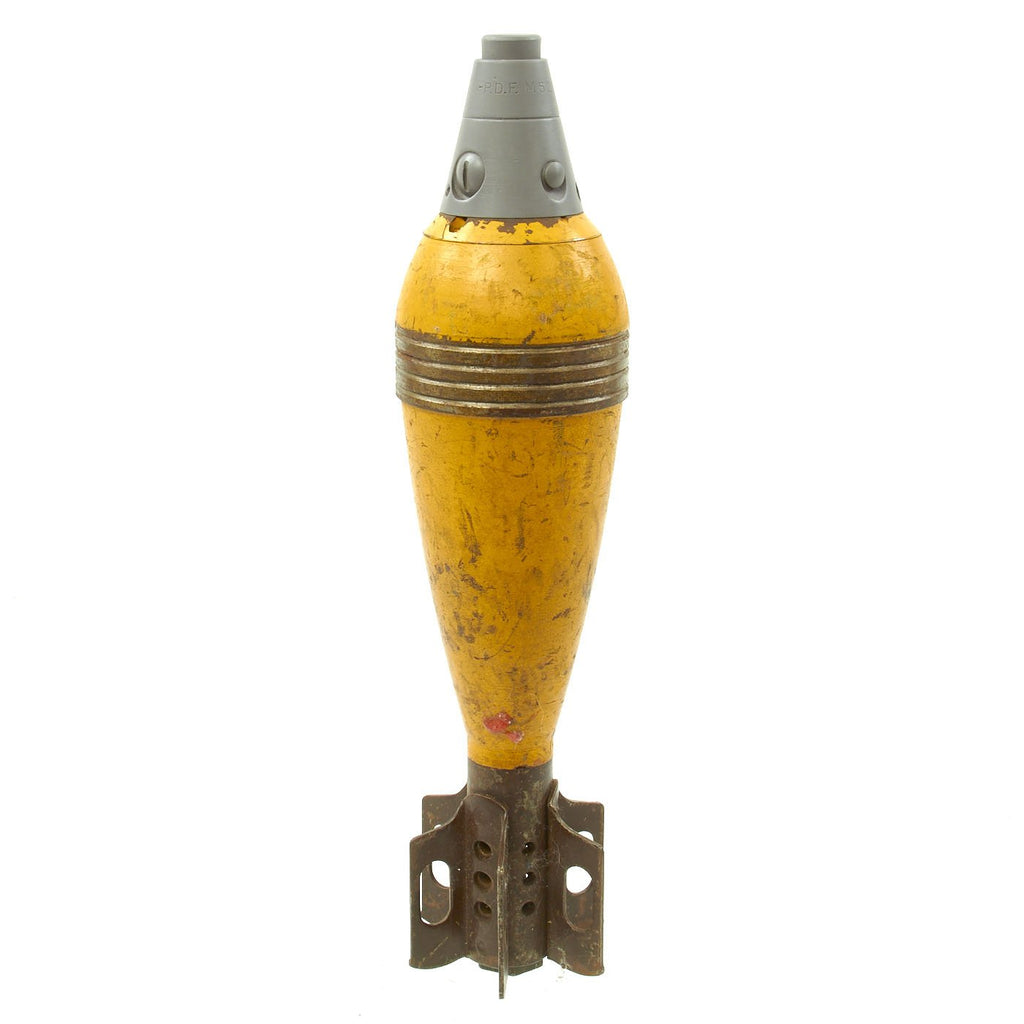 Original U.S. WWII 81mm Mortar M43 HE Shell Original Items