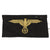 Original German WWII SS Afrika Korps M43 Cap Eagle BeVO Embroidered Insignia - Unissued Original Items