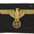 Original German WWII SS Afrika Korps M43 Cap Eagle BeVO Embroidered Insignia - Unissued Original Items