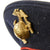 Original U.S. WWII Marine Dress Blue Uniform Visor Cap - Dated 1933 Original Items